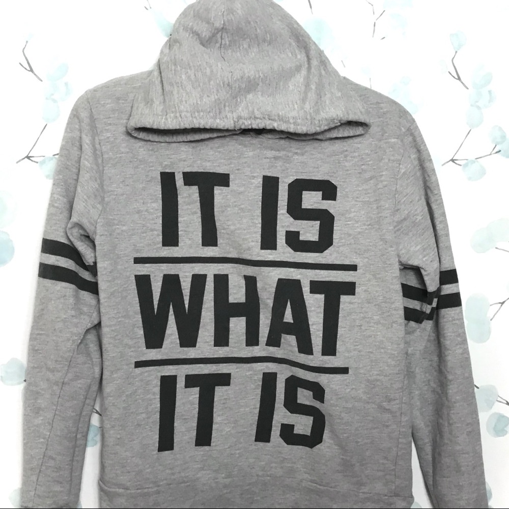 3 for $15 On Fire Juniors Heather Gray Hoodie Long Sleeve Sweatshirt Pullover - Picture 6 of 6